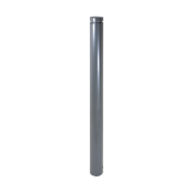 Ornamental bollard | Series 464B | � 60 mm | foldable, self-engaging lockto be fixed by plugs, with base plate 100 x 150 mm | with triangular locking mechanism acc. with DIN 3223 | without eyelet